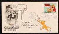 1r0408 GUS ARRIOLA signed first day cover envelope '95 the Gordo cartoonist, Comic Strip Classics