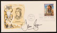 1r0410 JANE SEYMOUR signed first day cover envelope '94 the Dr. Quinn star, Legends of the West!