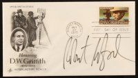 1r0413 ROBERT REDFORD signed first day cover envelope '75 Honoring D.W. Griffith, movie pioneer!