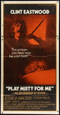 1s681 PLAY MISTY FOR ME int'l 3sh '71 classic Clint Eastwood, Jessica Walter,an invitation to terror
