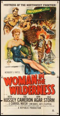 1s772 WOMAN OF THE NORTH COUNTRY 3sh '52 sexy Ruth Hussey was mistress of the Northwest Frontier!