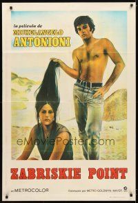 1s246 ZABRISKIE POINT Argentinean '70 Antonioni's bizarre teen sex movie, different image!