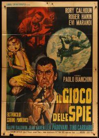 1s389 OUR MEN IN BAGHDAD Italian 1p '66 Paolo Bianchini's Il gioco delle spie, spy Rory Calhoun!
