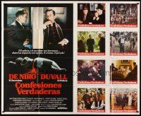 1s069 TRUE CONFESSIONS Spanish/U.S. short stop poster '81 priest Robert De Niro, detective Robert Duvall