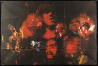 1s046 CHICAGO 49x73 music poster '70s great montage of the rock 'n' roll band performing!