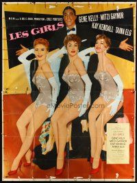 1s045 LES GIRLS special 64x77 '57 Gene Kelly + sexy Mitzi Gaynor, Kay Kendall & Taina Elg!