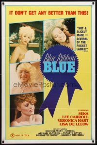 1t115 BLUE RIBBON BLUE 1sh '85 Seka, Annette Haven, x-rated doesn't get any better than this!