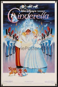 1t146 CINDERELLA 1sh R87 Walt Disney classic romantic cartoon, image of prince & mice!