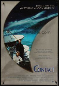 1t155 CONTACT int'l 1sh '97 Robert Zemeckis, Jodie Foster & Matthew McConaughey