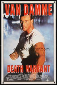 1t181 DEATH WARRANT 1sh '90 Jean-Claude Van Damme, Robert Guillaume, Cynthia Gibb