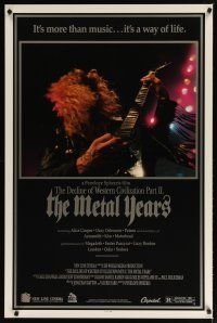 1t182 DECLINE OF WESTERN CIVILIZATION 2 1sh '88 The Metal Years, Dave Mustaine from Megadeth!