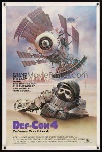 1t183 DEF-CON 4 1sh '84 really cool R. Obero post-apocalyptic sci-fi artwork!