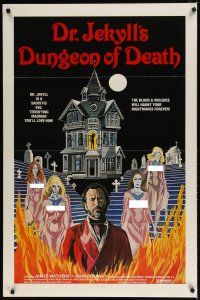 1t197 DR. JEKYLL'S DUNGEON OF DEATH 1sh '82 sexy art, blood & violence will haunt you forever!