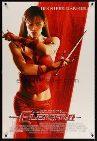 1t209 ELEKTRA style B int'l DS 1sh '05 super sexy Marvel comic book hero Jennifer Garner!