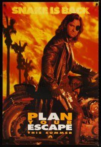 1t217 ESCAPE FROM L.A. teaser DS 1sh '96 John Carpenter, Kurt Russell returns as Snake Plissken!