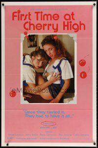1t239 FIRST TIME AT CHERRY HIGH 1sh '84 school sex, Mystery Lane, Tanya Lawson, Ron Jeremy!