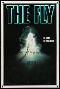 1t243 FLY 1sh '86 David Cronenberg, Jeff Goldblum, cool sci-fi art by Mahon!