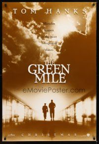1t279 GREEN MILE teaser DS 1sh '99 Tom Hanks, Michael Clarke Duncan, Stephen King fantasy!