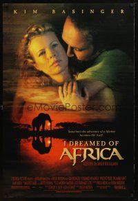 1t322 I DREAMED OF AFRICA DS 1sh '00 great huge close up of Kim Basinger & Vincent Perez!