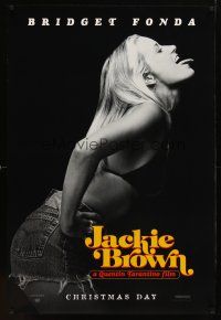 1t359 JACKIE BROWN teaser 1sh '97 Quentin Tarantino, image of sexy Bridget Fonda!