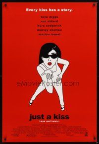 1t376 JUST A KISS 1sh '02 Fisher Stevens directed, every kiss has a story!