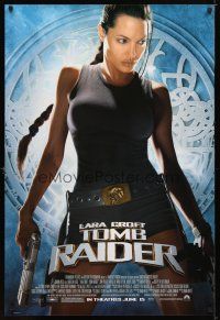 1t402 LARA CROFT TOMB RAIDER advance 1sh '01 sexy Angelina Jolie, from popular video game!