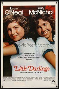 1t431 LITTLE DARLINGS 1sh '80 Tatum O'Neal & Kristy McNichol make a bet to lose their virginity!