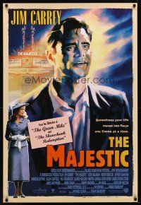 1t451 MAJESTIC int'l 1sh '01 great art of Jim Carrey, directed by Frank Darabont!