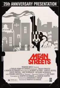 1t474 MEAN STREETS 1sh R98 Robert De Niro, Martin Scorsese, cool artwork of hand holding gun!