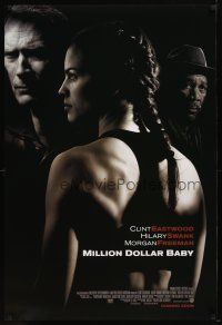 1t481 MILLION DOLLAR BABY advance DS 1sh '04 Clint Eastwood, boxer Hilary Swank, Morgan Freeman!
