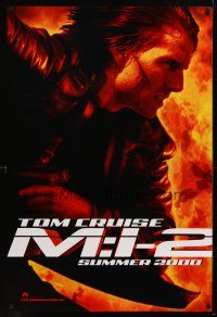 1t485 MISSION IMPOSSIBLE 2 teaser DS 1sh '00 Tom Cruise, sequel directed by John Woo!