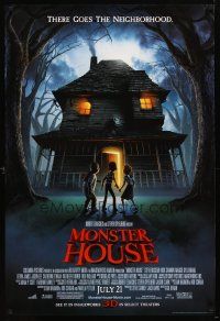 1t488 MONSTER HOUSE advance DS 1sh '06 there goes the neighborhood, see it in 3-D!