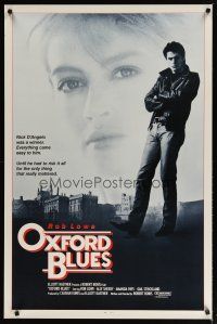 1t541 OXFORD BLUES int'l 1sh '84 sexy Amanda Pays, great image of Rob Lowe in Britain!