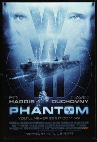 1t559 PHANTOM DS 1sh '13 cool image of Ed Harris, David Duchovny & submarine!