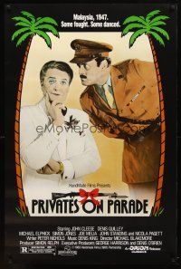 1t581 PRIVATES ON PARADE 1sh '83 John Cleese, Denis Quilley, Patrick Pearson, English comedy!