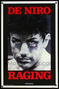 1t590 RAGING BULL teaser 1sh '80 Robert De Niro, Martin Scorsese, boxing classic!