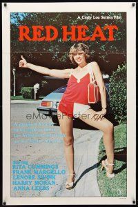 1t602 RED HEAT 1sh '81 sexy hitchhiker Rita Cummings gets caught up in a bizarre mystery!