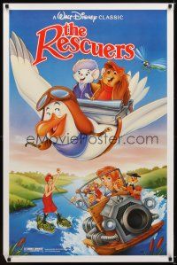 1t604 RESCUERS 1sh R89 Disney mouse mystery adventure cartoon from the depths of Devil's Bayou!