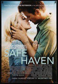 1t637 SAFE HAVEN advance DS 1sh '13 Josh Duhamel, Julianne Hough, romantic close-up!