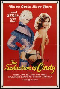1t652 SEDUCTION OF CINDY 1sh '80 you gotta have Veronica Hart, and Seka's got her, Ron Jeremy!