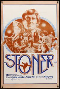 1t714 STONER 1sh '72 George Lazenby in title role, martial arts action!