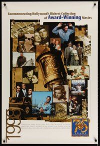 1t802 WARNER BROS 75TH ANNIVERSARY video 1sh '98 Clint Eastwood, Paul Newman, Lauren Bacall & more!