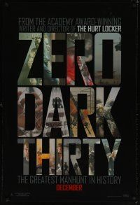 1t848 ZERO DARK THIRTY teaser DS 1sh '12 Jessica Chastain, Taylor Kinney, Scott Adkins