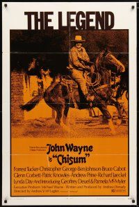 1w210 CHISUM 1sh '70 Andrew V. McLaglen, Forrest Tucker, The Legend big John Wayne!