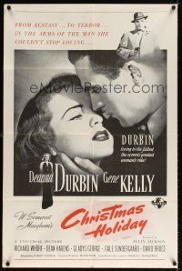 1w213 CHRISTMAS HOLIDAY military R50s Deanna Durbin & Gene Kelly, W. Somerset Maugham!