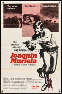 1w272 DESPERATE MISSION 1sh '69 Joaquin Murieta, Ricardo Montalban is a legend written in blood!