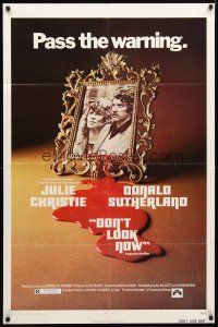 1w285 DON'T LOOK NOW 1sh '74 Julie Christie, Donald Sutherland, directed by Nicolas Roeg!