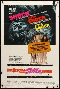 1w289 DR. JEKYLL & SISTER HYDE 1sh '72 sexual transformation of man to woman actually takes place!