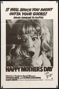1w413 HAPPY MOTHER'S DAY, LOVE GEORGE 1sh '73 Patricia Neal, Cloris Leachman, Ron Howard!