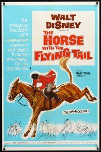 1w444 HORSE WITH THE FLYING TAIL 1sh '60 Walt Disney Olympic Equestrian Team documentary!